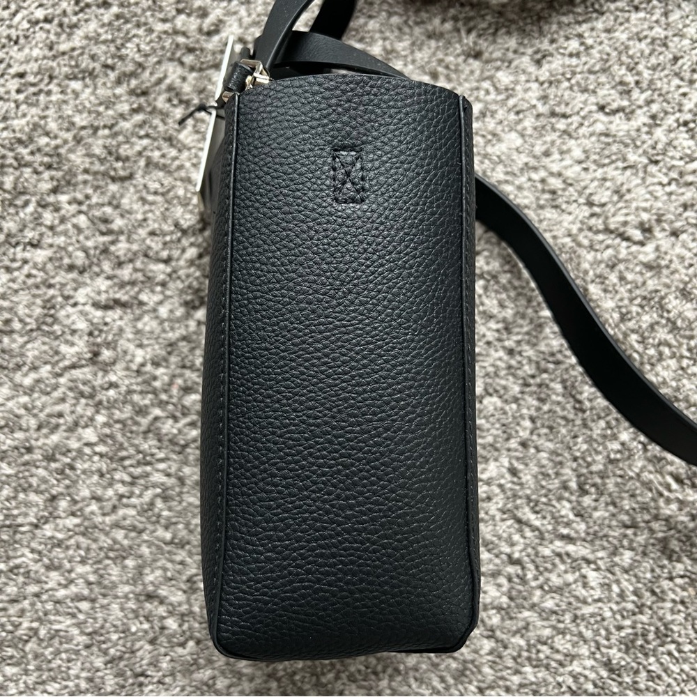 NWT Love & Lore Vegan Leather Black Bag - Picture 6 of 17